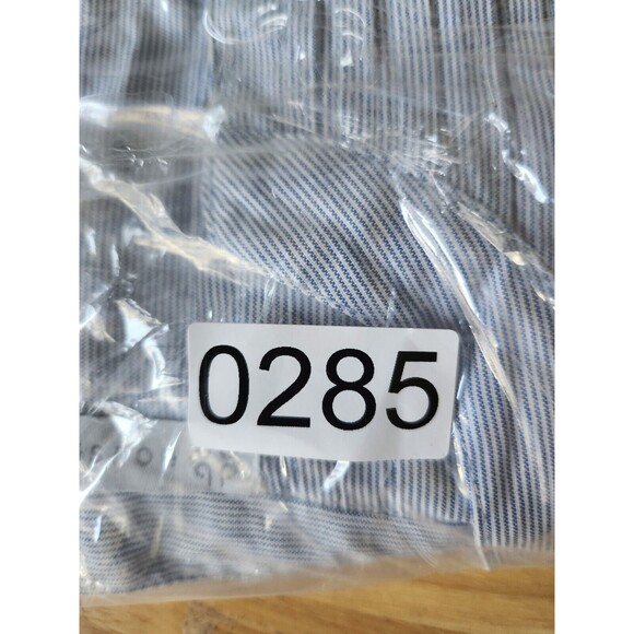 House Of Pom Dress Size Small V-Neck Blue 3/4 Sleeve Pockets Stripes - Picture 10 of 10